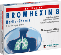 BROMHEXIN 8 Berlin Chemie überzogene Tabletten